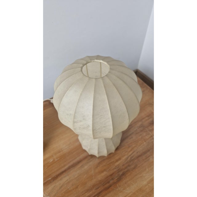 1960s Small Gatto Cocoon Table Lamps by Achille and Pier Giacomo Castiglioni for Flos, 1960s, Set of 2 For Sale - Image 5 of 18