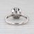 2010s 0.75ctw Emerald Cut Diamond Halo Engagement Ring 14k White GoldSize 7 For Sale - Image 5 of 8