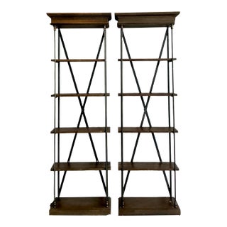Vintage Regency Monumental Etagere - A Pair For Sale