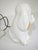 Metal Vintage Table Lamp and Decorative Objects in White Ceramic, Italy, 1970s, Set of 3 For Sale - Image 7 of 12