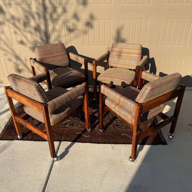 Wood Sergio Rodrigues “Kiko” Arm Chairs For Sale - Image 7 of 12