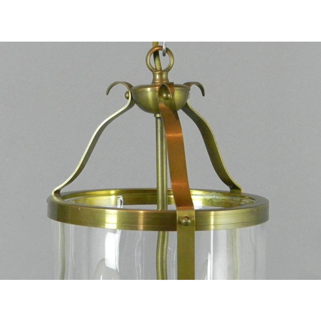 Metal Vintage French Twin Light Hall Lantern, 1930s For Sale - Image 7 of 9