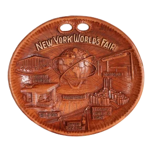 1960's N Y W F Souvenir Plate United States Steel 1961- 1963