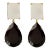 Kathya Earrings in Black, a pair For Sale