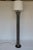 Gray Mid 20th Century Zinc Column Mold Re-Purposed Floor Lamp For Sale - Image 8 of 11