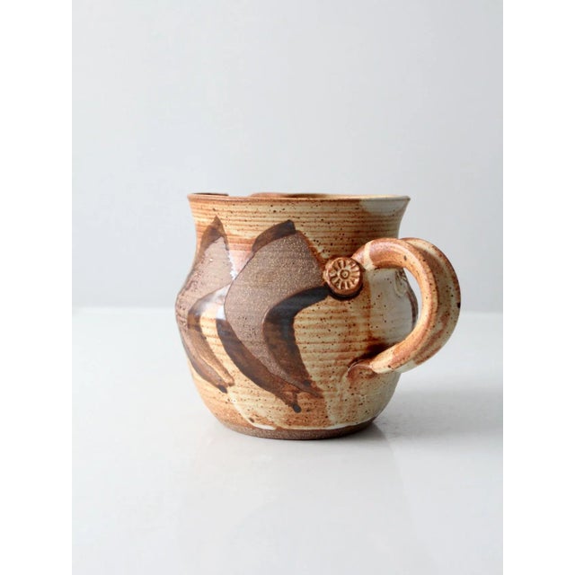 Vintage Studio Pottery Pitcher For Sale - Image 11 of 11