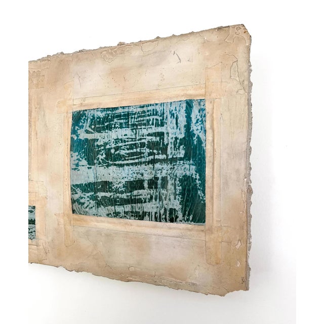 Mid-Century Modern 1970s Aboles Embalados Serigraph on Ceramic - Set of Two For Sale - Image 3 of 3