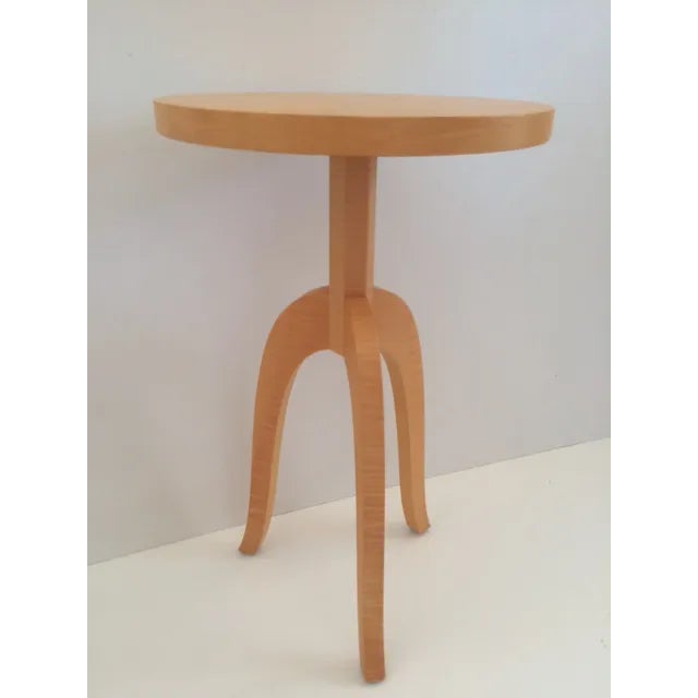 Todd Hase Sycamore Marquetry Gueridon Table For Sale In Los Angeles - Image 6 of 10