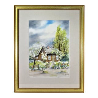 Rachel Bentley, Landscape with House, 1973 For Sale