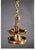 19th Century Rare Antique Judaica Hanging Bronze Jewish Synagogue or Temple Oil Lamp w Chain For Sale - Image 5 of 6