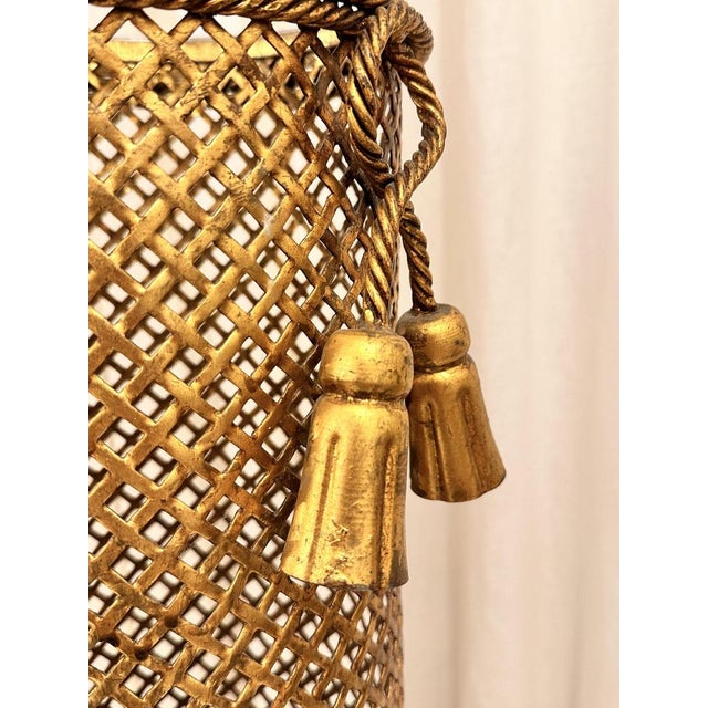 Mid-Century Gold Color Umbrella Stand by Li Puma, 1960s For Sale - Image 10 of 16