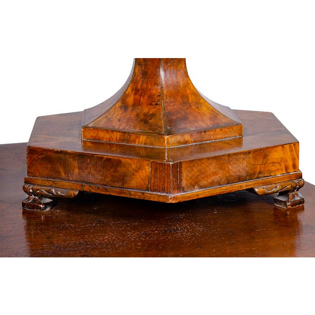 Brown Pair of Regency Mahogany Knife Urns For Sale - Image 8 of 13