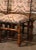 Set of Six Mid-Century French Louis XIII Walnut Dining Chairs With Tapestry Seat For Sale - Image 4 of 10