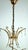 Brass and Lead Crystal 5-Light Chandelier, 1970s, in Very Good conditions. Designed 1970 to 1979 I have official proof of...