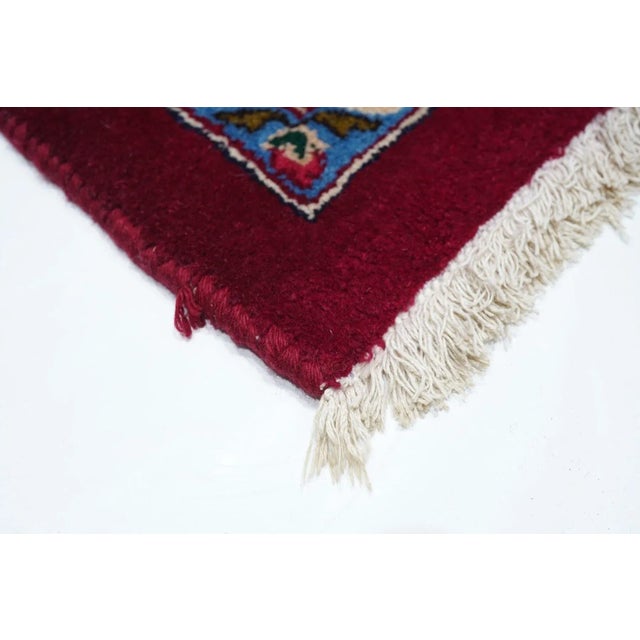 Traditional Vintage Persian Mashad Signed Rug 9'5'' X 12'2'' For Sale - Image 3 of 12