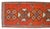 Hand-Knotted Tribal Geometric Design Turkish Runner Rug . Hallway Rug Kitchen Decor - 3′3″ X 10′4″ For Sale - Image 11 of 15
