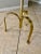 Metal Italian Brass Round Tripod Side Table For Sale - Image 7 of 13