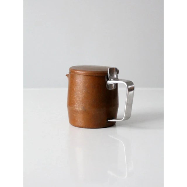 Copper Mid-Century Sambonet Copper Creamer For Sale - Image 8 of 13