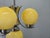 Art Deco Chrome and Opaline Glass Chandelier, Czechoslovakia, 1930s For Sale - Image 11 of 14