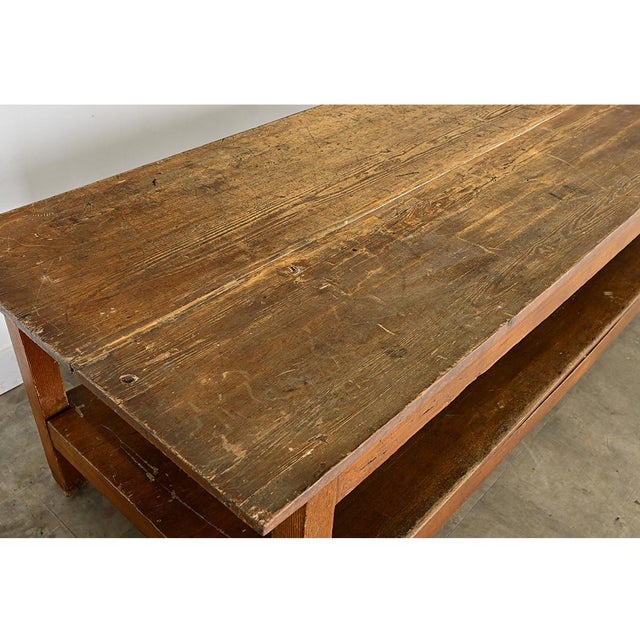 French 18th Century Drapery Table/Island For Sale - Image 9 of 12