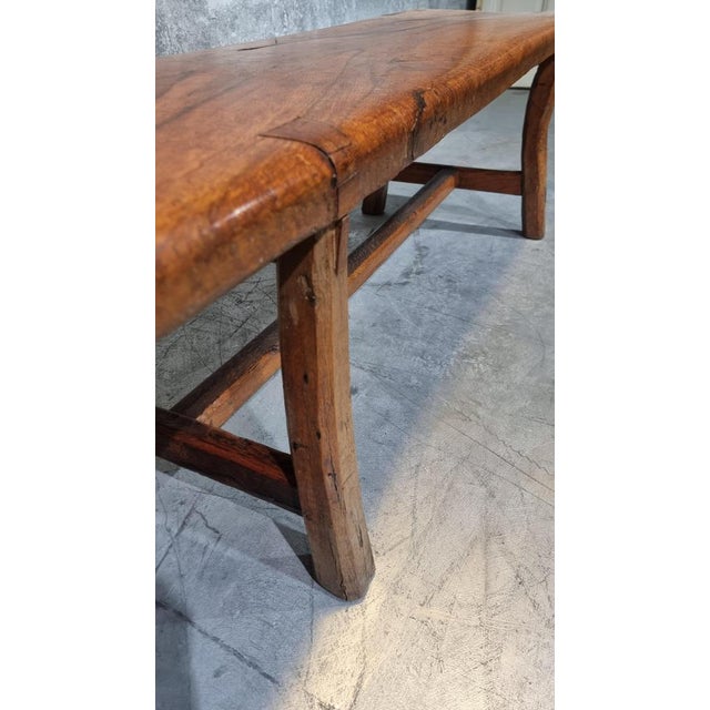 Vintage Brutalist Coffee Table in Acasia, 1970s For Sale - Image 4 of 18