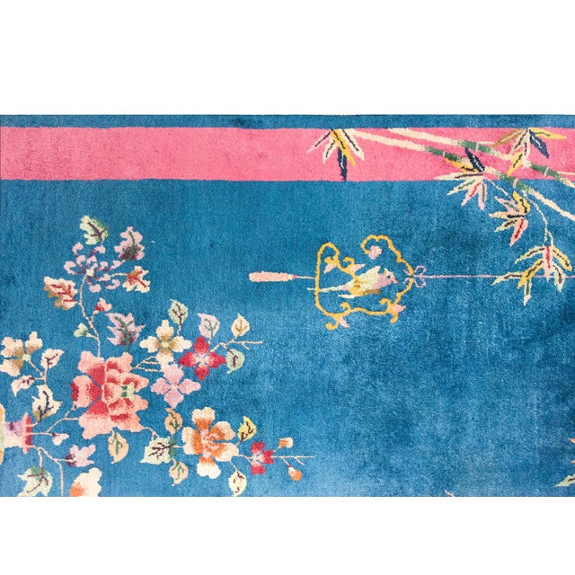 Early 20th Century Chinese Art Deco Rug For Sale In Chicago - Image 6 of 15