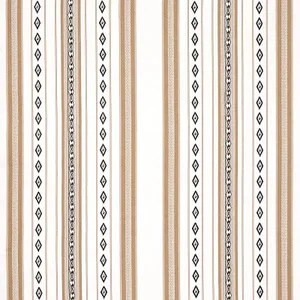 Schumacher Dakota Stripe Fabric in Neutral