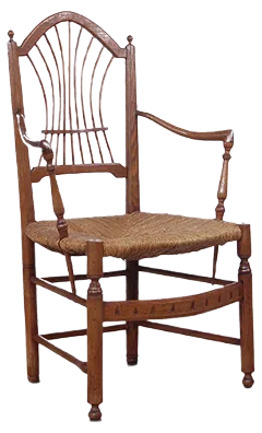 Provençal Chair in Oak, Italy, Late 1800s