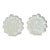 Vintage Glass Shell Boxes, a Pair For Sale