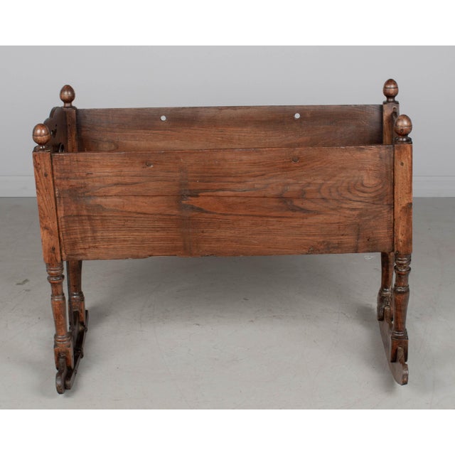 19th Century French Country Baby Crib For Sale In Orlando - Image 6 of 11