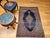 Vintage Persian Kashan Rug, Hand-Knotted Wool, Open Field Pattern, Navy & Ivory, 3x5 For Sale In Chicago - Image 6 of 16