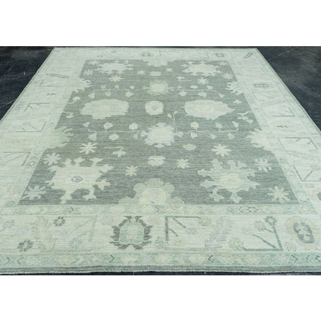 Early 21st Century Turkish Oushak Rug 8' x 10'5" #19427 For Sale - Image 5 of 8