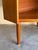 Vintage Teak Corner Cabinet With 3 Open Shelves and Tapered Legs Denmark 1960s For Sale - Image 10 of 11