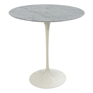 Tulip Side Table in Marble by Eero Saarinen for Knoll, 1970s For Sale