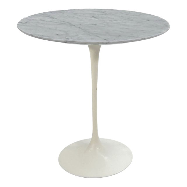 Tulip Side Table in Marble by Eero Saarinen for Knoll, 1970s For Sale