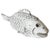Metal Antique Coiffe Fish Box in White Porcelain with Silver French Terrine from Limoges, 1890s For Sale - Image 7 of 8