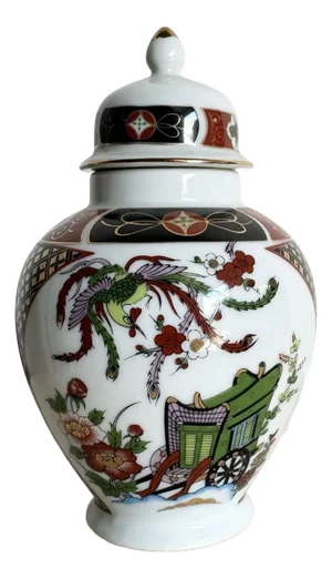 Japanese Imari Porcelain Ginger Jar