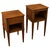 Brown Louis XVI Bedside Tables in Walnut, France, Late 18th Century, Set of 2 For Sale - Image 8 of 8