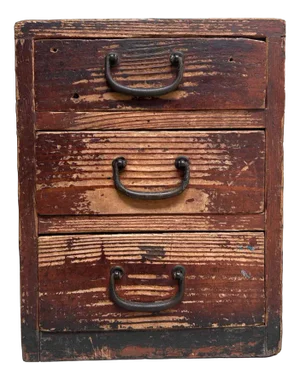 Japanese Sewing Cabinet in Wood