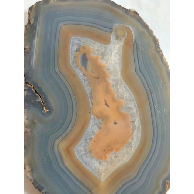 Metal Agate and Silver Ashtray, Spain, 1970s For Sale - Image 7 of 12