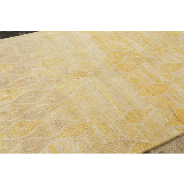 Moroccan Contemporary Moroccan Style Rug in Golden Hues, by Rug & Kilim, India For Sale - Image 3 of 9