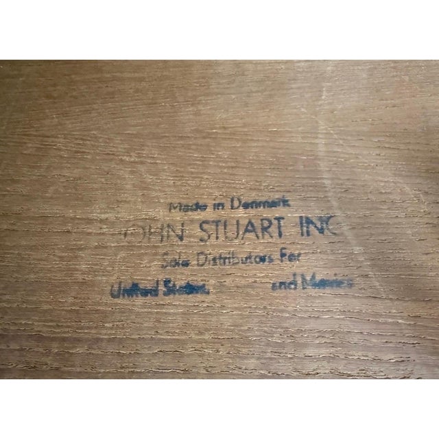 Mid-Century Danish Modern John Stuart Teak Bar Cart For Sale In Philadelphia - Image 6 of 6