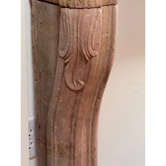 Fine French Limestone Mantelpiece, 18th Century, C, 1745 For Sale - Image 10 of 12