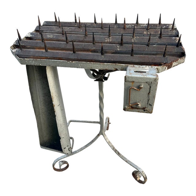 19th Century Antique Prayer Candelabra Table For Sale