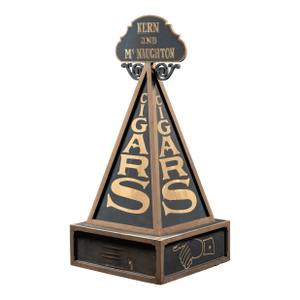 19th Century Large Pyramidal "Kern and McNaughton" Cigar Signage