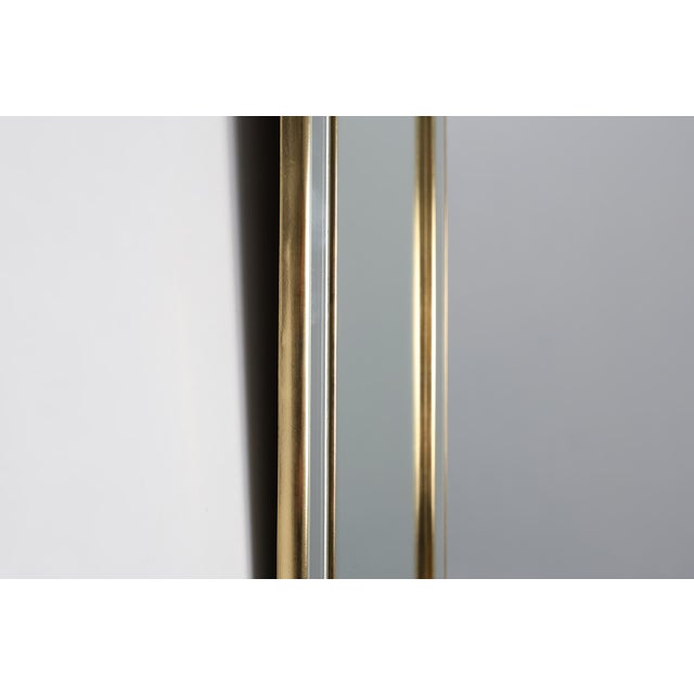 Gold 20th Century Hollywood Regency Deknudt Mirror in Gilt Frame, Belgium, 1980s For Sale - Image 8 of 11