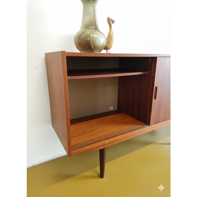 Mid-Century Modern Vintage Danish Teak Sideboard, 1950s For Sale - Image 3 of 6