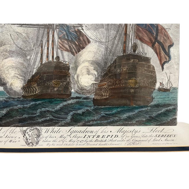 A Pair of Mid 19th Century Engravings, "His Majesty's Ships Stern" Engraver's John Boydell & Samuel Seymour For Sale In San Antonio - Image 6 of 12