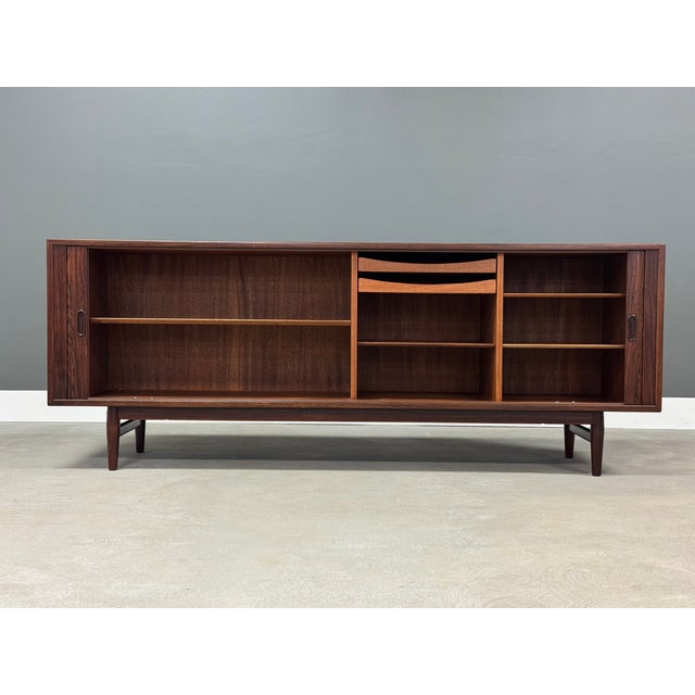 Sibast Furniture 1950s Arne Vodder for Sibast Rosewood Credenza For Sale - Image 4 of 11