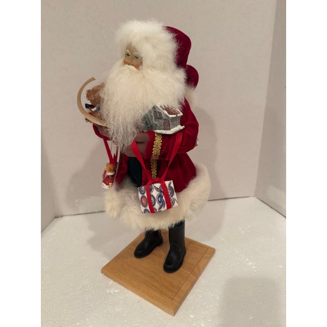 Vintage Santa from the Lynn Haney Collection. Very desirable holiday piece to accent a buffet, side table or shelf....